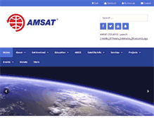 Tablet Screenshot of amsat-na.com